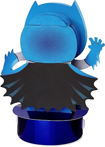 Miniatura 2 de American Greetings Tarjeta de cumpleaños de Batman desplegable que se puede exhibir (Hope It's Epic)