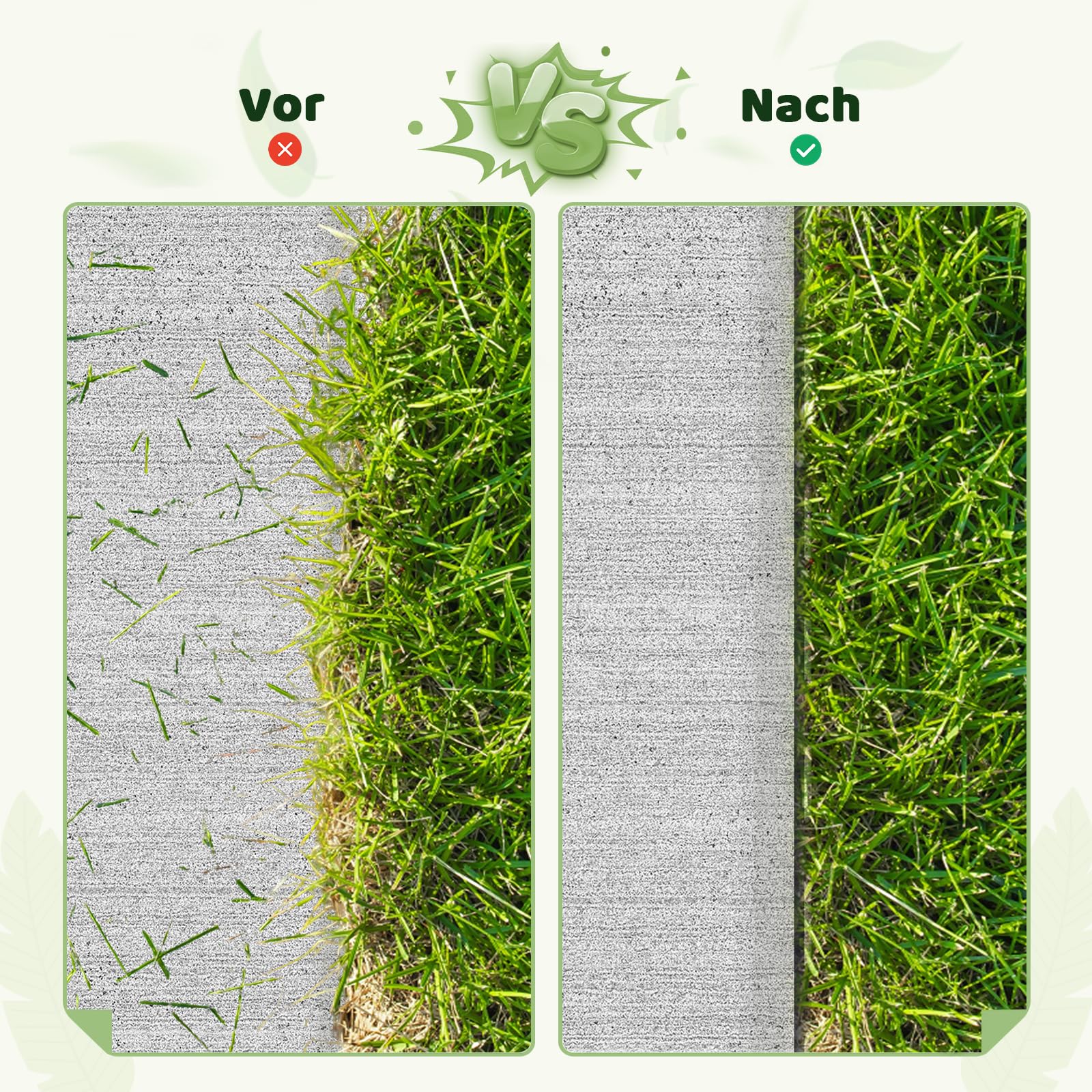 Flexible Rasenkante Kunststoff, 10m Lang 10cm Hoch Rasenkanten mit 100 Erdanker, Plastic Beeteinfassung Kunststoff Gartenzaun Beetumrandung Rasenbegrenzung, Schwarz