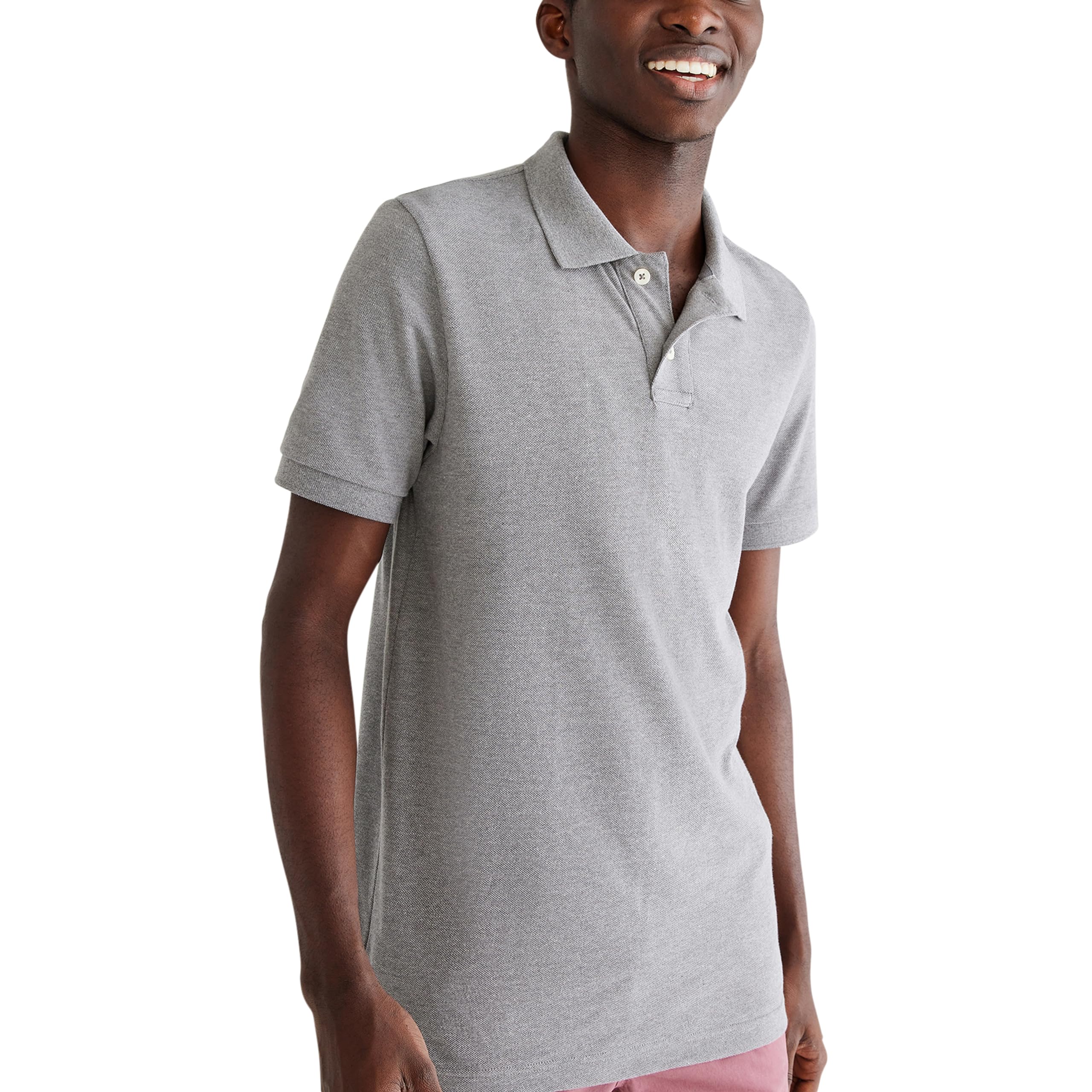 

                                                    Aero Uniform Polo SS, Medium Heather Grey, S