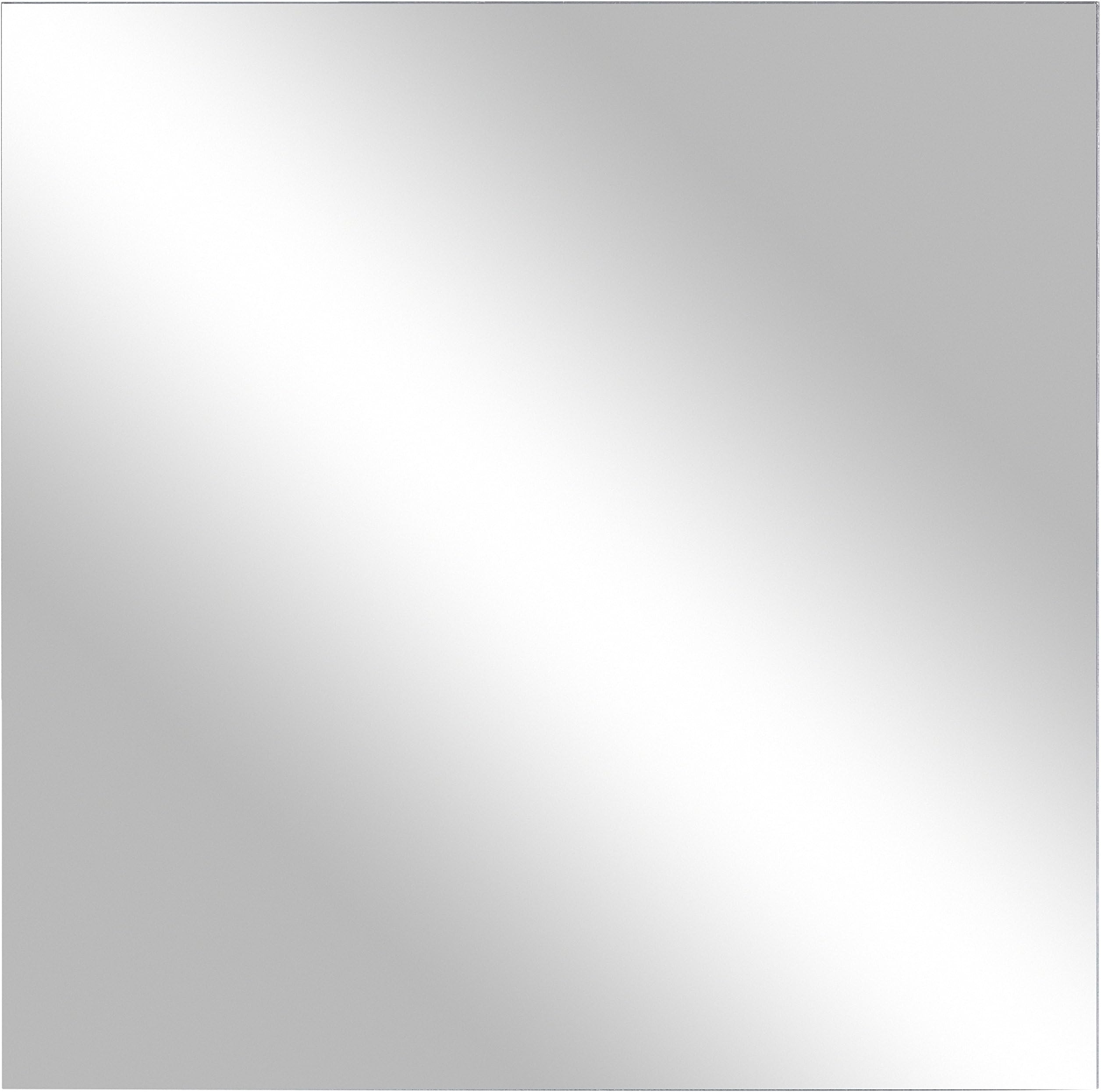 Mungai Mirrors Square Acrylic Mirror (15cm), Silver, 29.5 x 29.5 x 0.3 cm