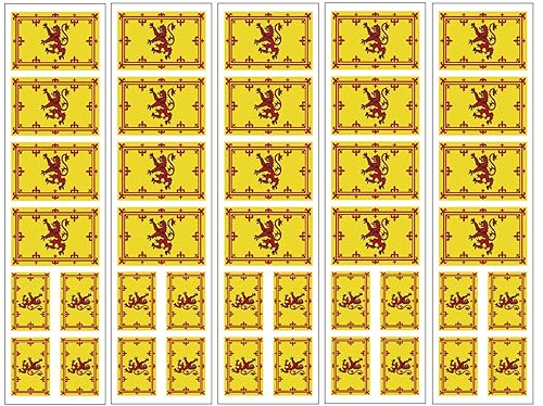 40 tatuajes: Bandera de león desenfrenada de Escocia, recuerdos de fiesta escoceses