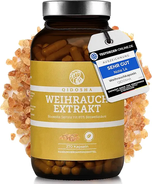 Hochdosierte Weihrauch Kapseln für Hunde - Testsieger 2023, 270 Stück