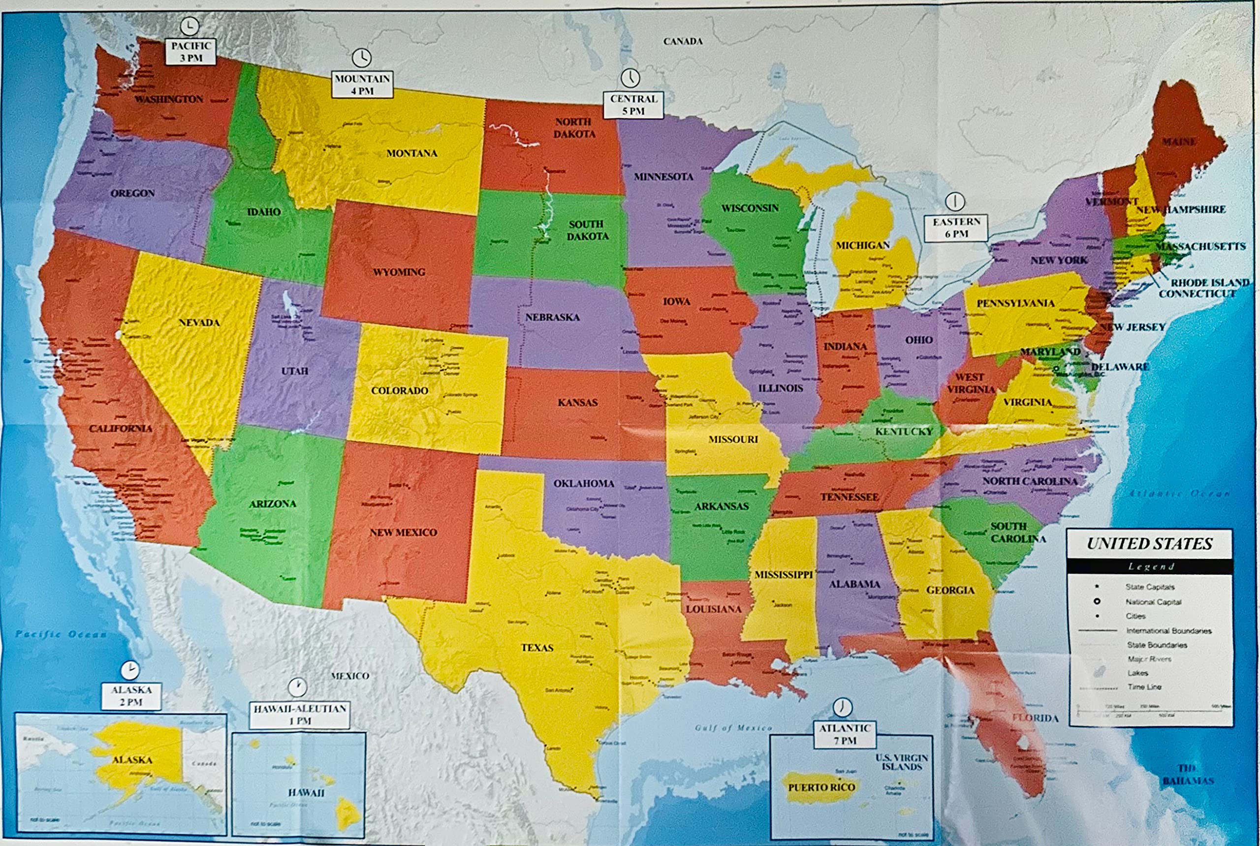 Interactive US Map Coloring