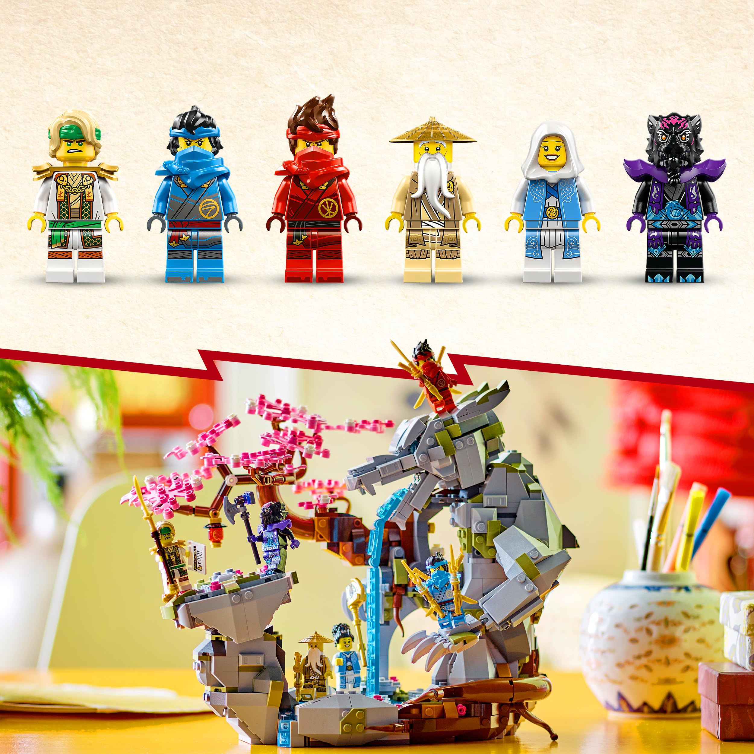 Amazon.com: Lego Ninjago Dragon Stone Temple Dragon Set 71819