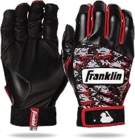 Vista 13 de Franklin Sports MLB Digitek - Guantes de bateo de béisbol para adultos