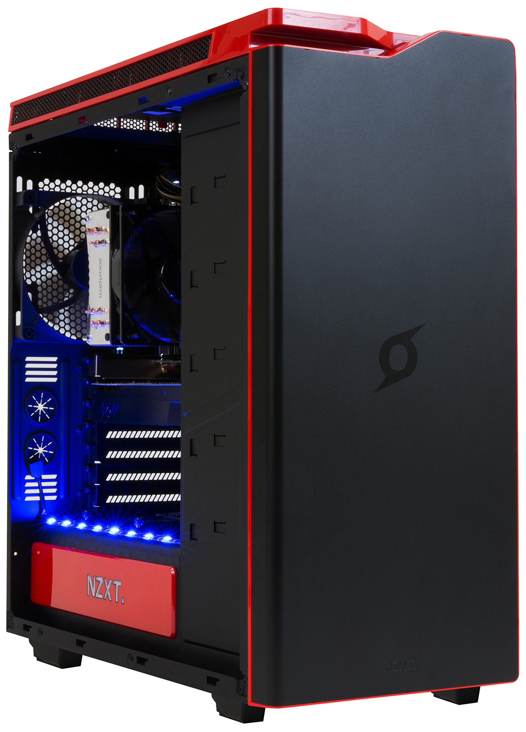 StormForce Cyclone Gaming Desktop PC - (Black) (Intel Core i7-6700 3.4 GHz, 16 GB RAM, 2 TB HDD, 128 GB SSD, NVIDIA GeForce GTX 1080 Dedicated Graphics, Wi-Fi, Windows 10)