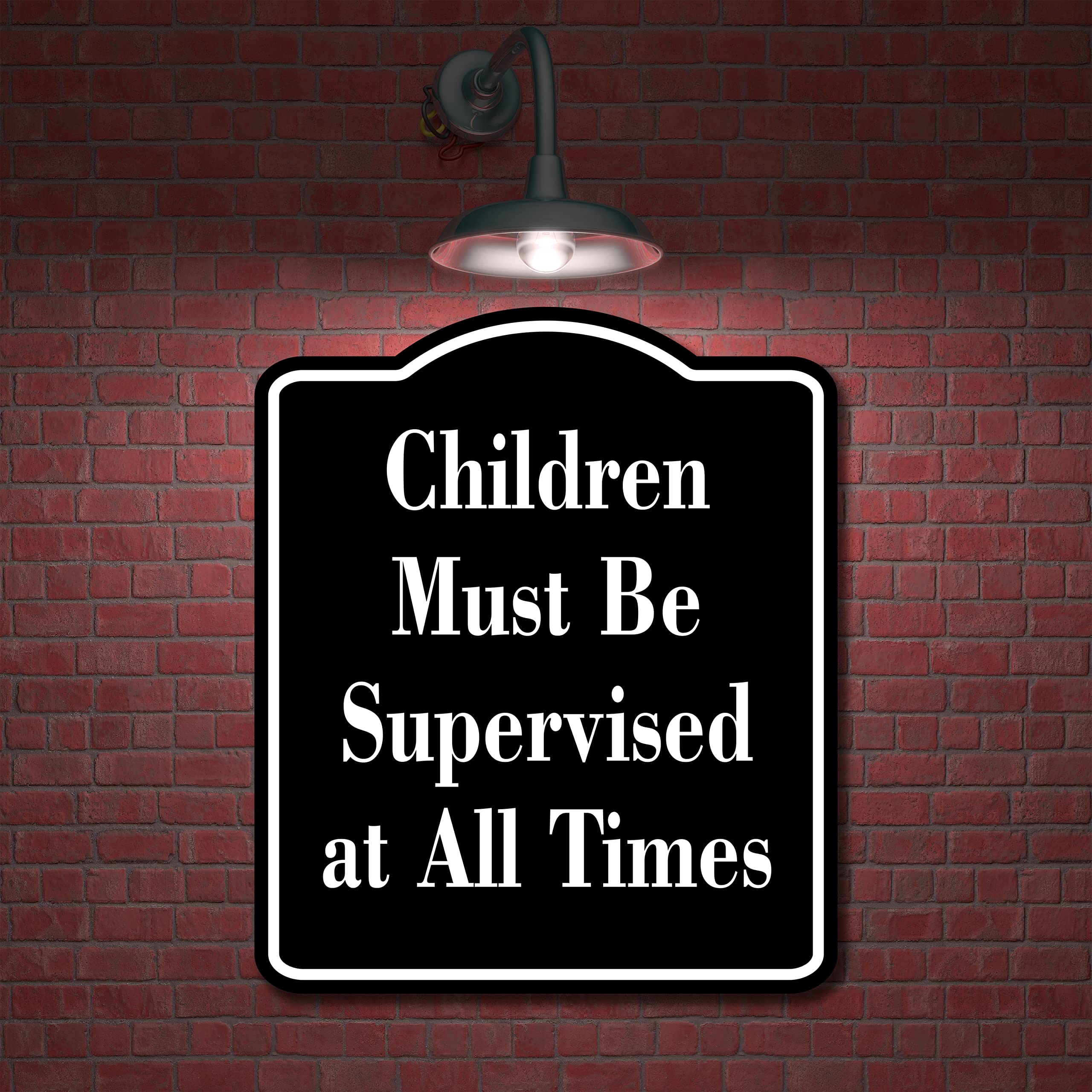 Child Safety Sign - Aluminum Composite -2