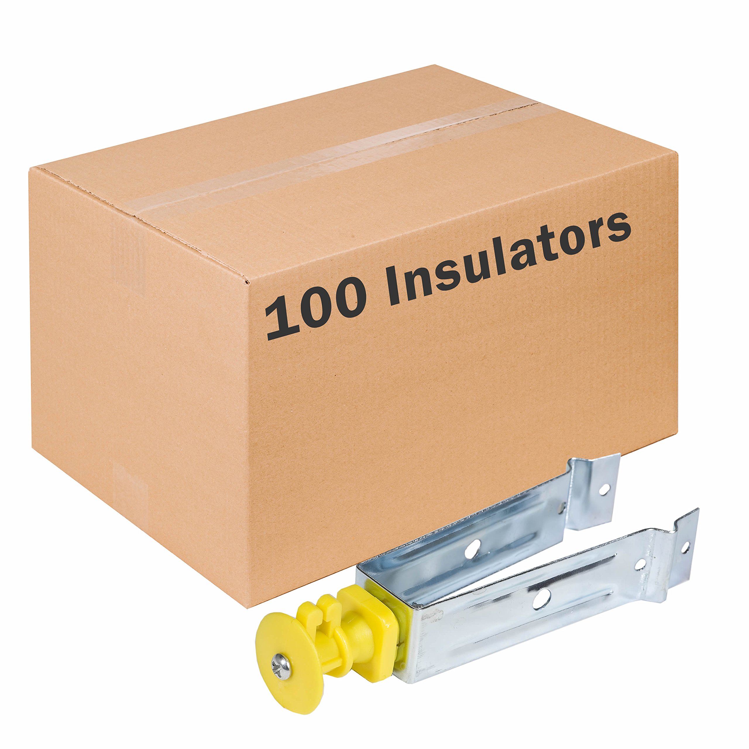 Amazon.com : Zareba Chainlink Insulator for Electric Fencing - 100  Insulators Included - Heavy Duty, Durable - for Chain Link Fence - Yellow  for Easy Visiblity - ICLXY-Z, 100 Pack : Patio, Lawn & Garden