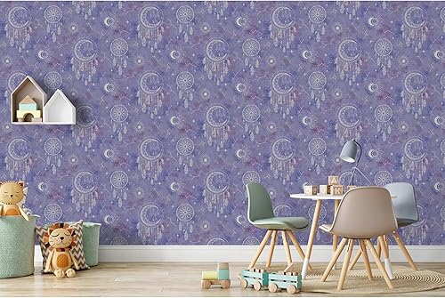 Miniatura 3 de Papel pintado Dreamcatcher PúrpuraPlata Holden 13331