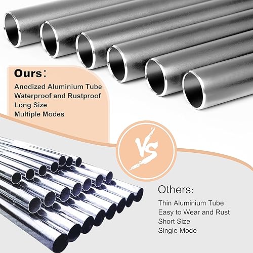 Vista 57 de Campanillas de viento grandes de aluminio de 37 pulgadas para crear un ambiente zen, adecuadas para exteriores, con atrapador de viento, adecuadas