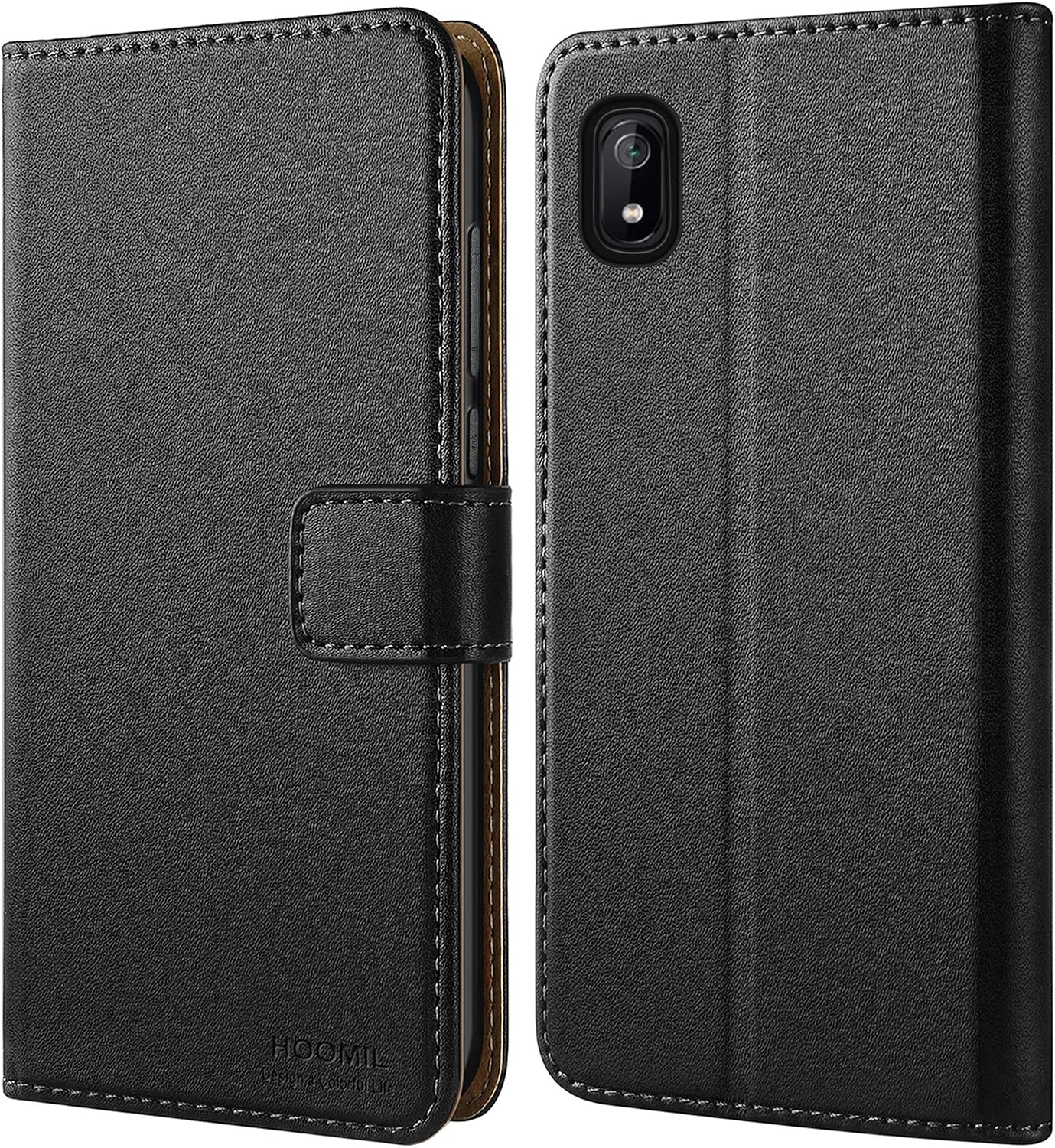 HOOMIL Samsung Galaxy A10E Wallet Case with Card Slots, Premium PU-Leather Flip Cover Compatible with Samsung Galaxy A10E, Black