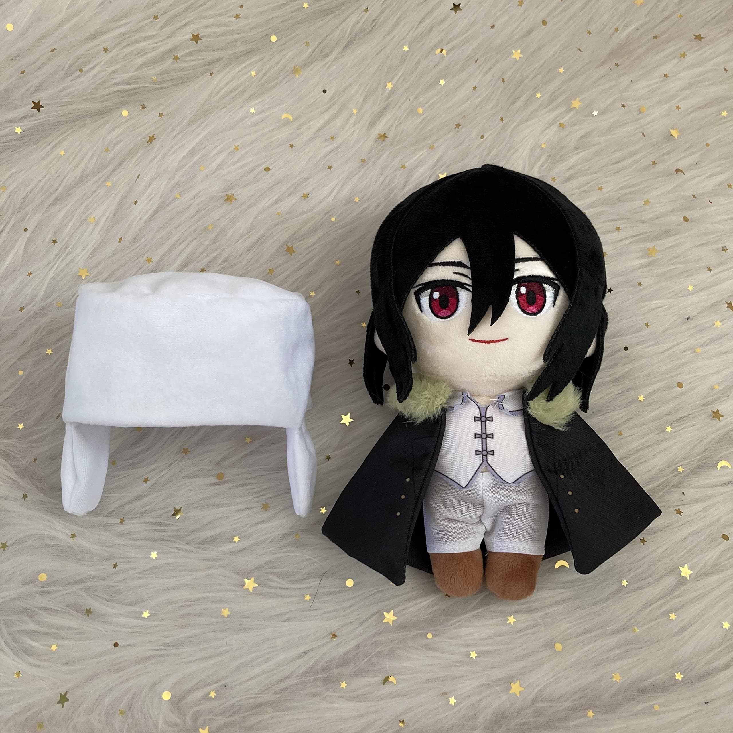 Bungo bezpańskie psy pluszowa poduszka lalka postacie anime Fiodor Dostoyevsky, anime kreskówka urocze poduszki dekoracyjne figurka pluszowa wypchana miękka dla fanów, 20CM