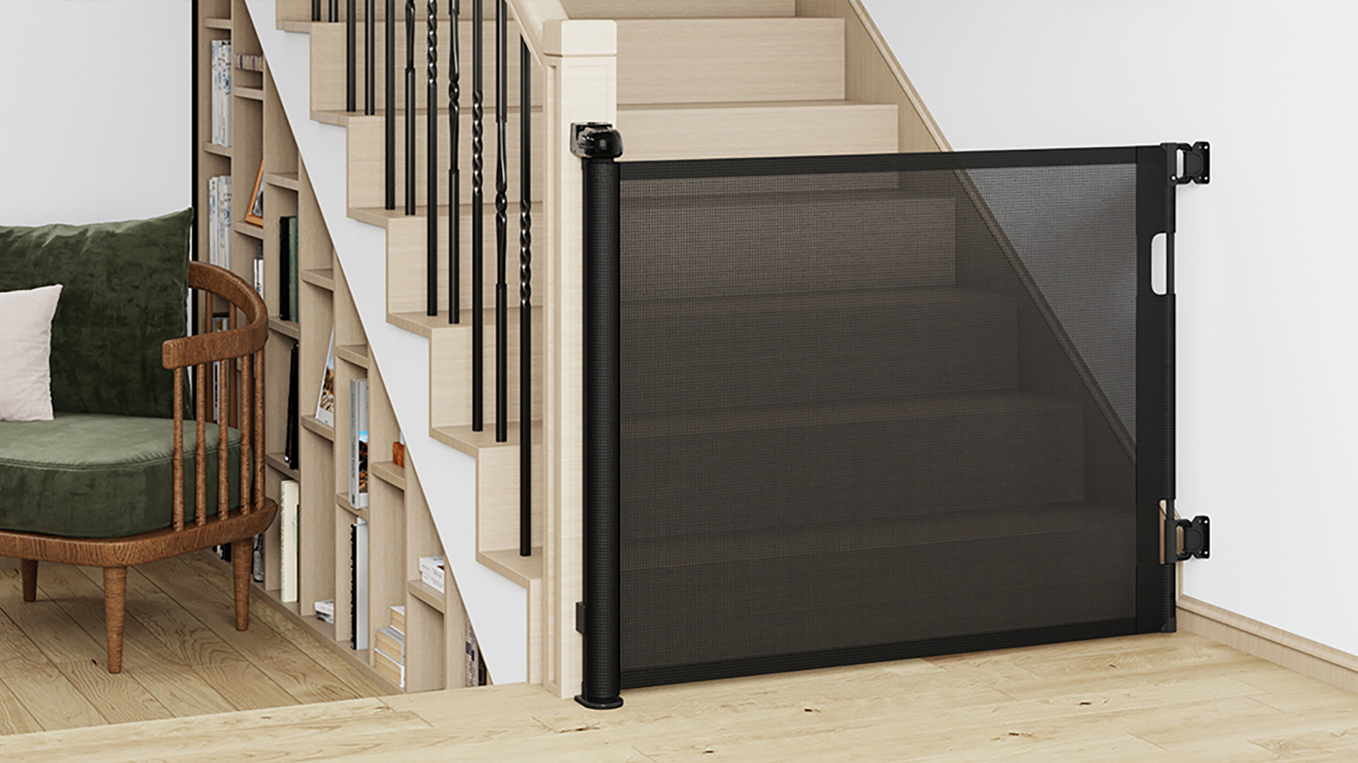 Watch Retractable Baby Gate Installation Guide on Amazon Live