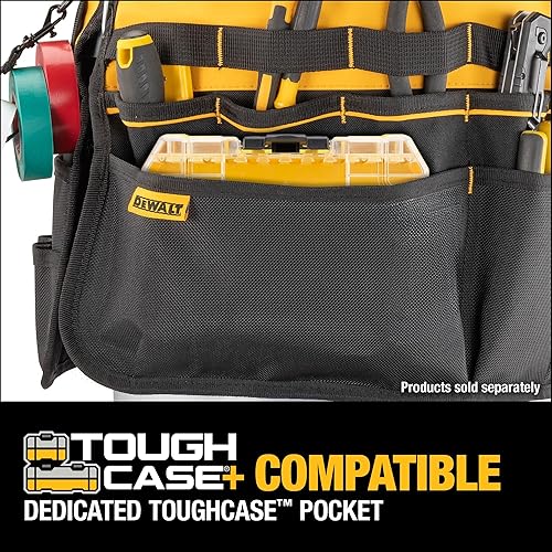 Miniatura 5 de DEWALT Organizador de herramientas, 37 bolsillos y trabillas para almacenamiento de herramientas, incluyendo un bolsillo TOUGHCASE (DWST560109)