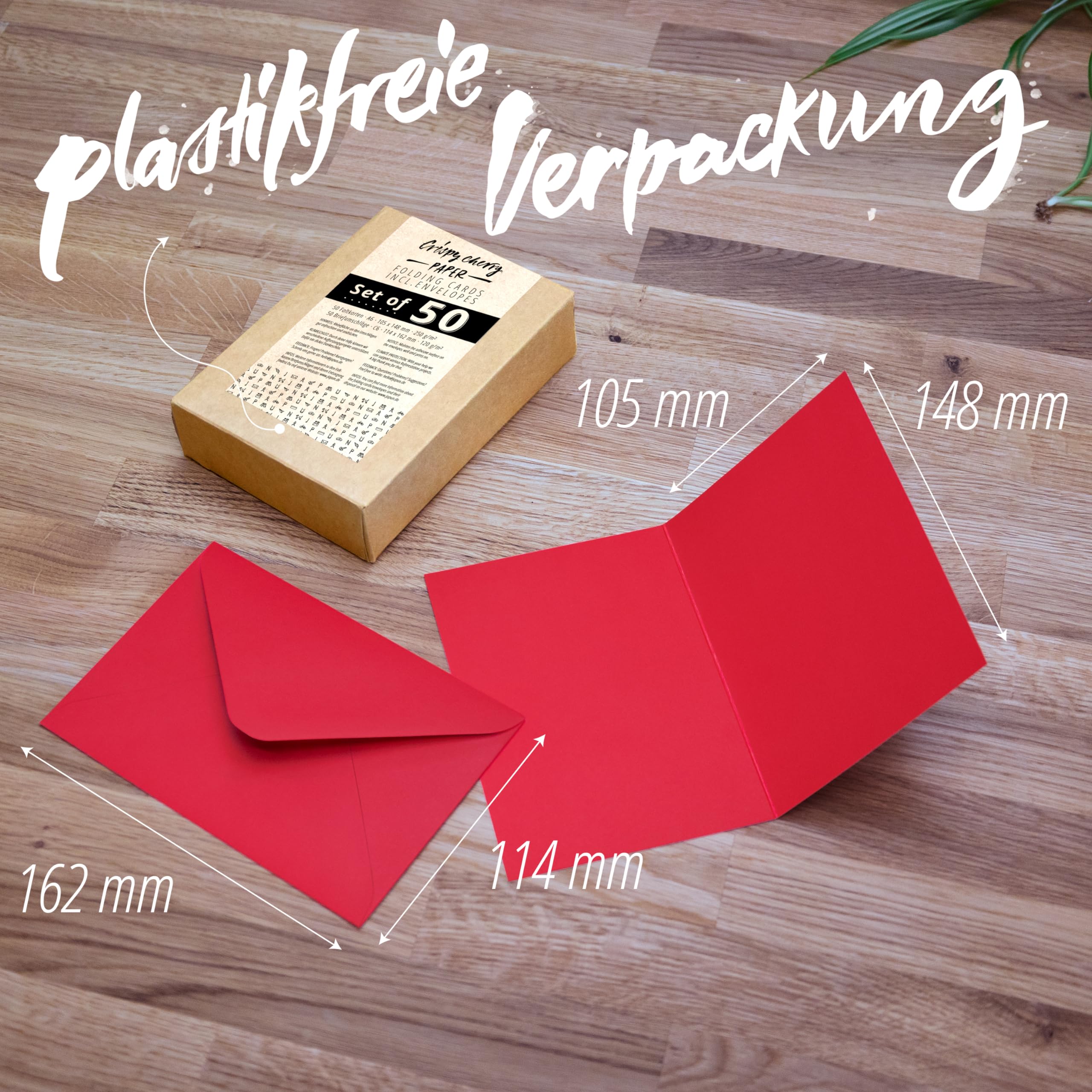 Lot De 50 Cartes Pliantes Dorées Avec Enveloppes - Format A6/C6 - Idéal Invitations Mariage Et Cadeaux
