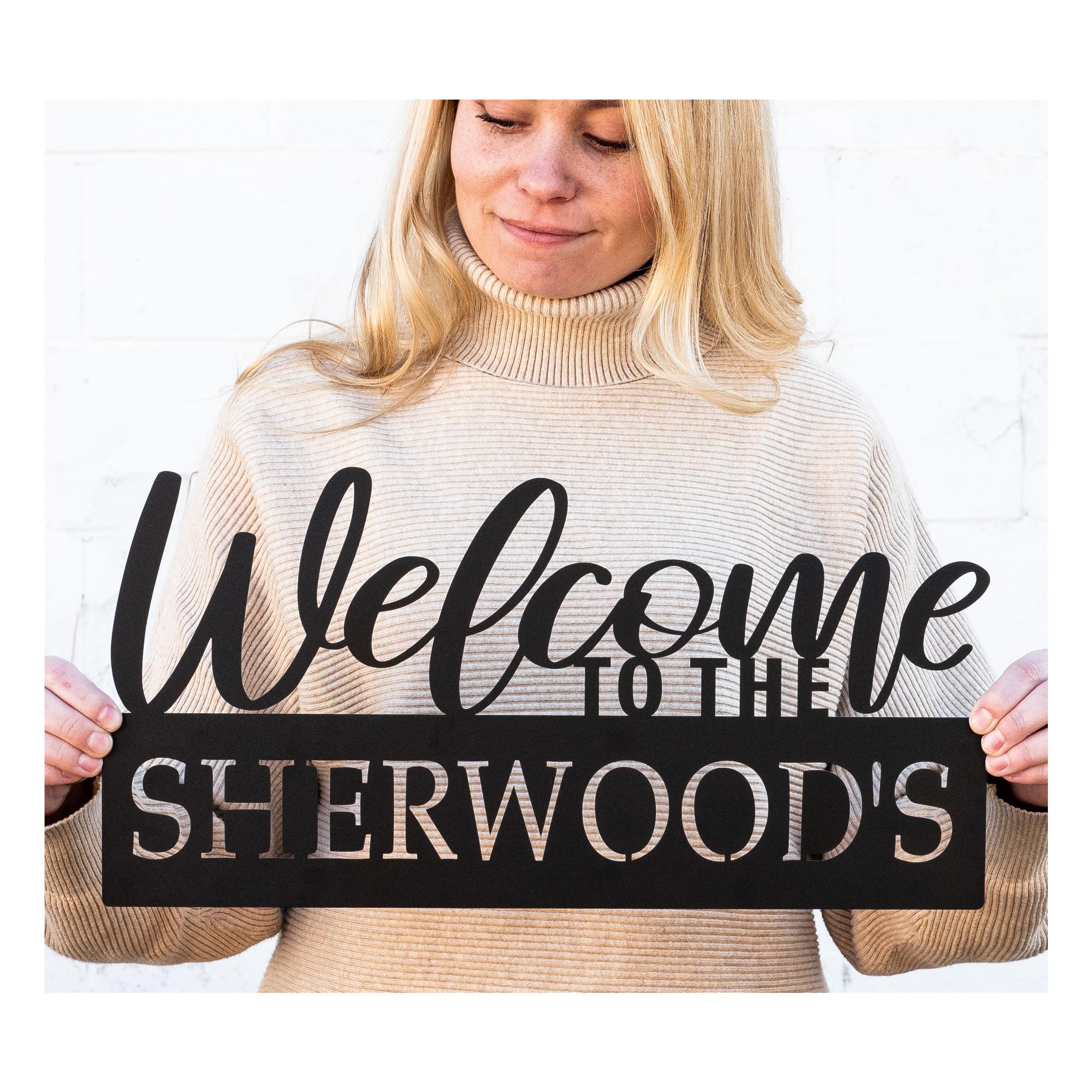 Personalized Welcome Name Sign Outdoor Last Name Sign Personalized Family Name Sign Custom Home Decor Custom Wedding Gift Housewarming Gift