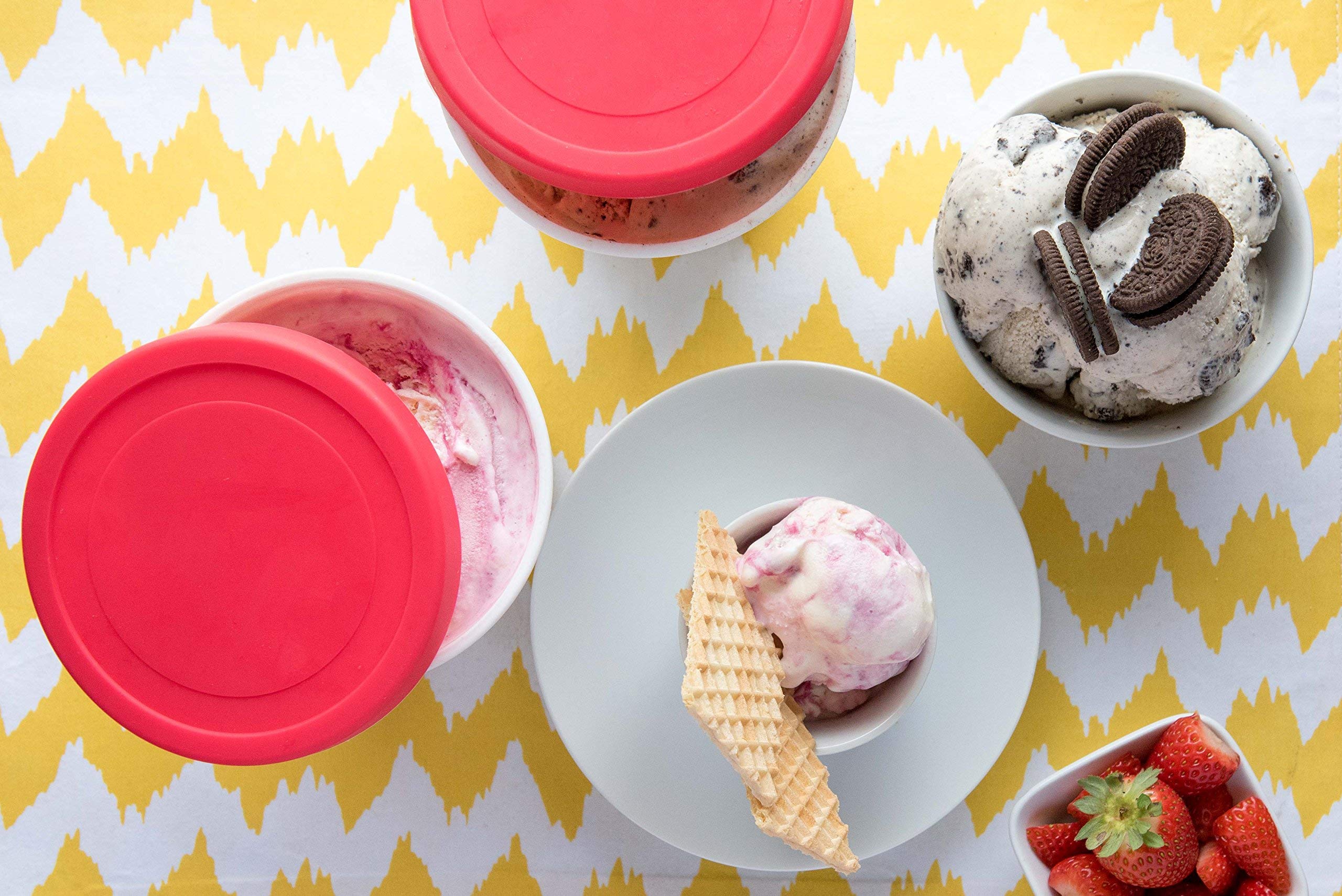StarPack Ice Cream Containers for Homemade Ice Cream (2 Pcs) Reusable Ice Cream Storage StarPack Ice Cream Containers for Homemade Ice Cream (2 Pcs) Reusable Ice Cream Storage