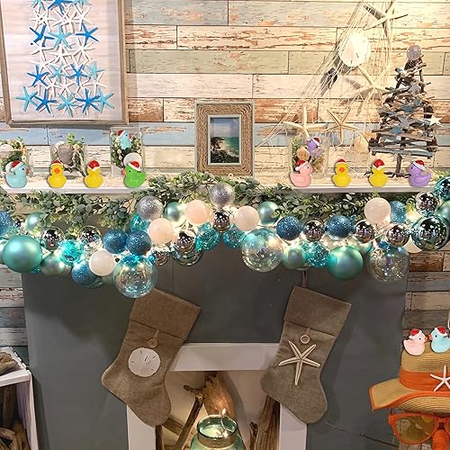 Miniatura 7 de 70 dijes de slime de pato pequeño de resina, adorno en miniatura para slime, casa de muñecas, decoración de jardín (sombrero de Navidad, pato mixto)