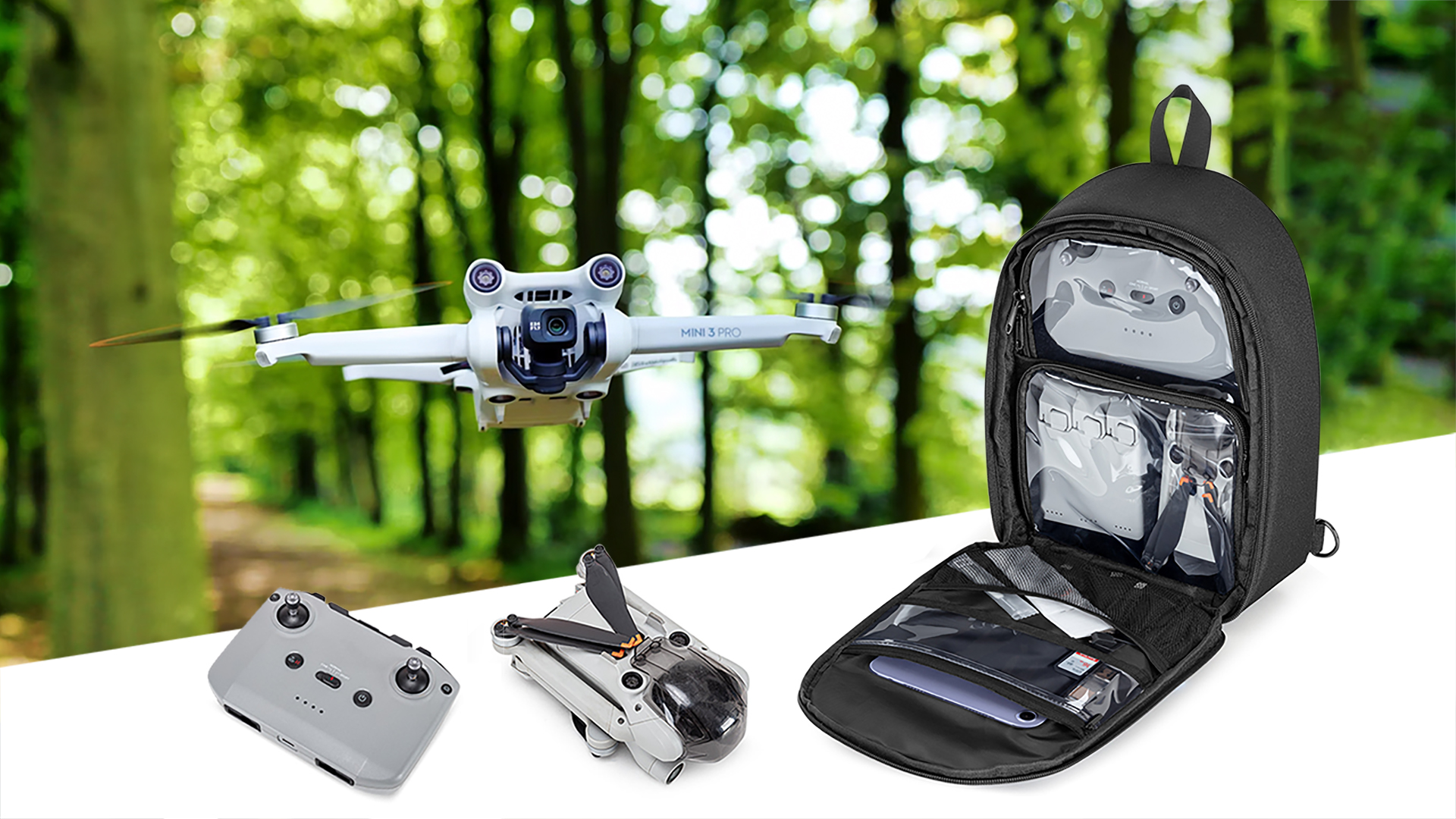 DJI Mini 3 Pro(DJI RC付属) ドローン•専用ケース付き コンパクトで軽量な本格ドローン DJI Mini 3 Pro が安心して