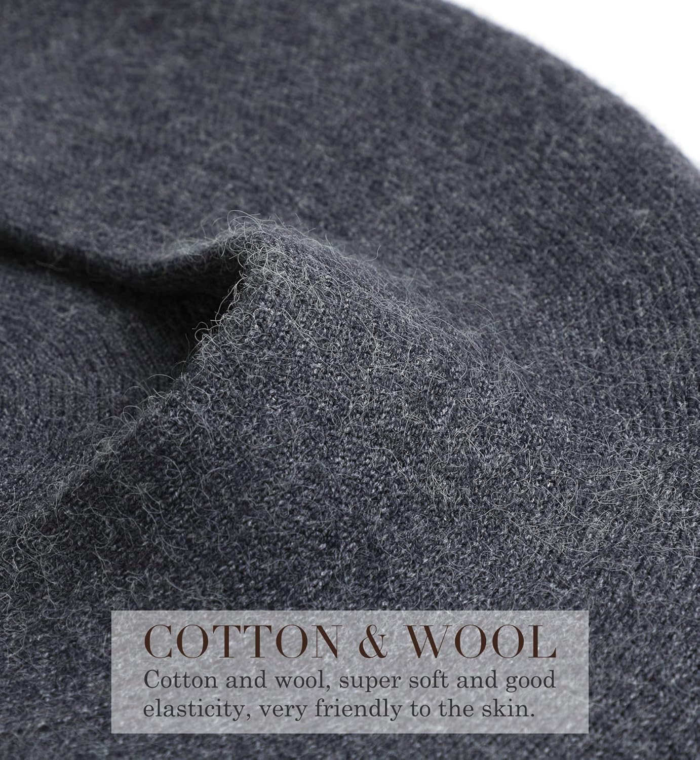 Sumolux Women Beret Hat French Wool Beret Beanie Cap Classic Solid Color Autumn Winter Hats - Image 7