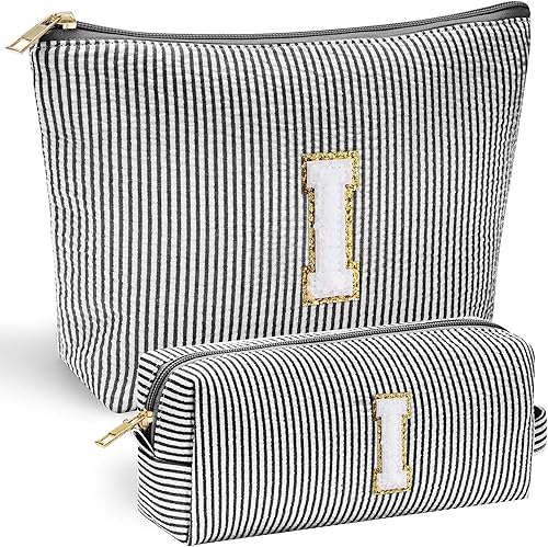 Miniatura 41 de YOOLIFE Regalos del Día de la Madre para Mujeres Bolsa de Maquillaje Inicial 2 Bolsa de Cosméticos Bolsa de Maquillaje de Viaje Regalos