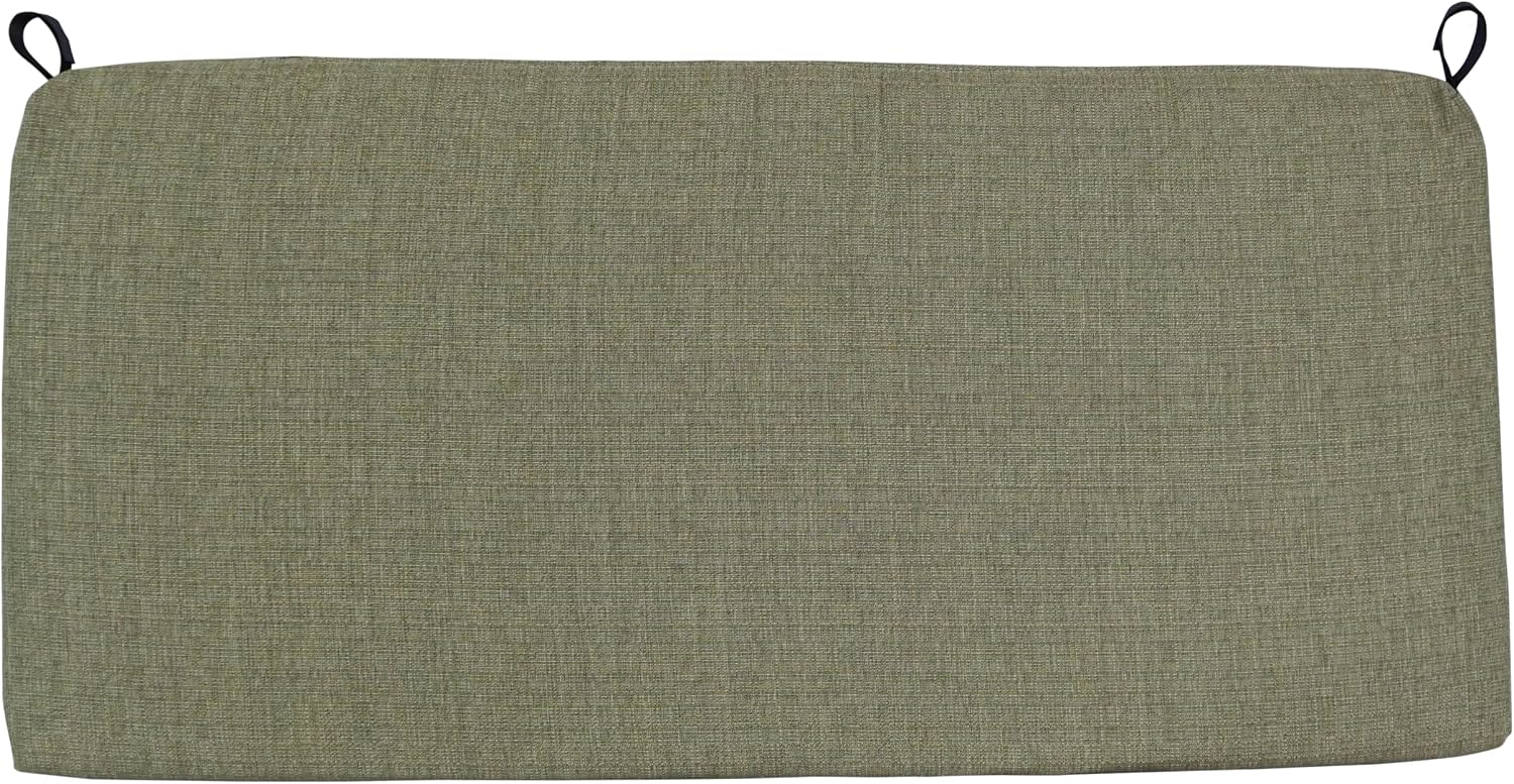 Blazing Needles Outdoor Olefin Bench Cushion, 42 x 19, Seravo Garden