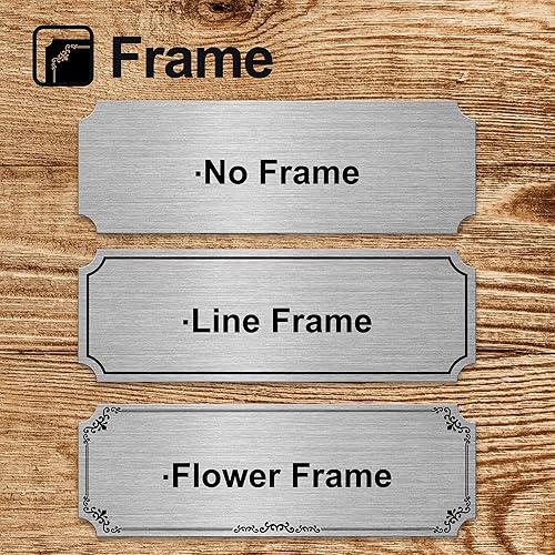 Miniatura 19 de Caramel Sweet Life Placas de nombre personalizadas, placa grabada de latón macizo, placas de trofeo grabadas, placa de nombre personalizada