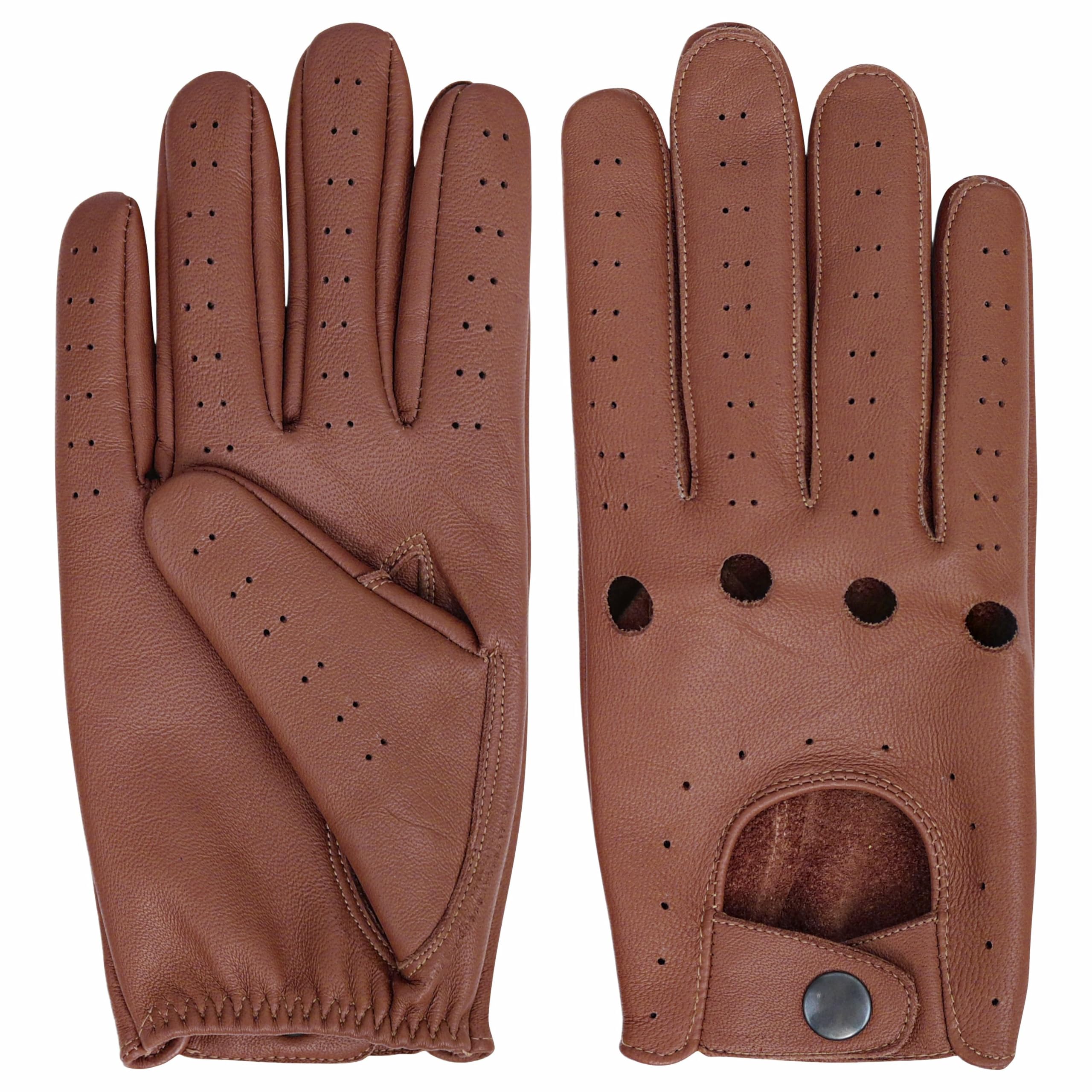 M&H Since 1978Driving Gloves for Men - Mens Leather Car Gloves