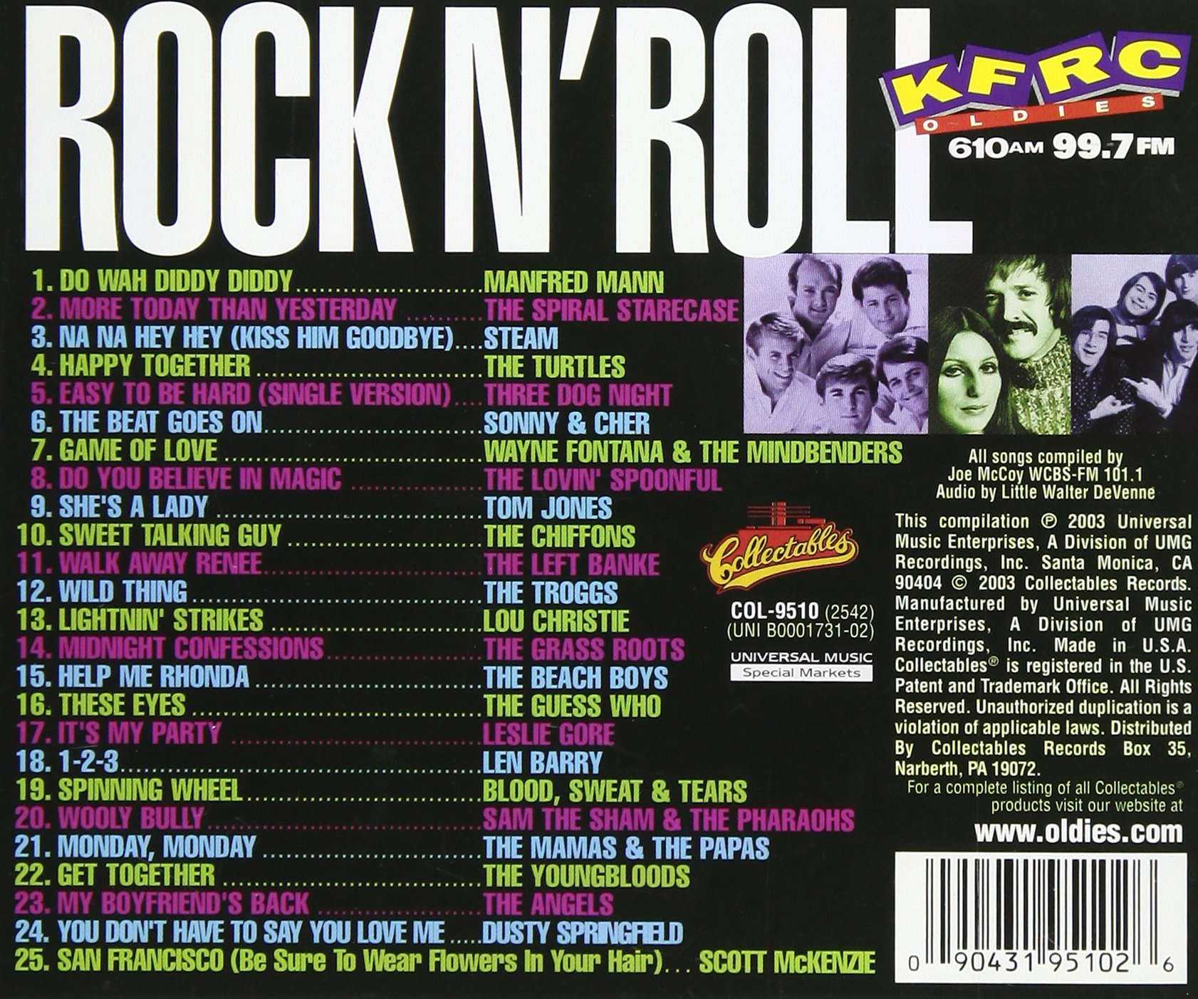 KFRC Oldies - Motown, Soul & Great Rock n' Roll: Rock n' Roll