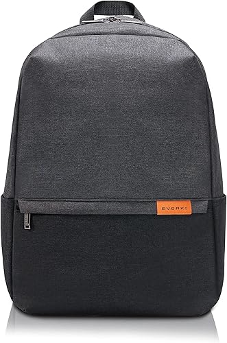 EVERKI Mochila ligera para laptop con bolsillo oculto de 15.6 pulgadas, mochila de trabajo duradera para hombres, mochila de viaje de negocios,