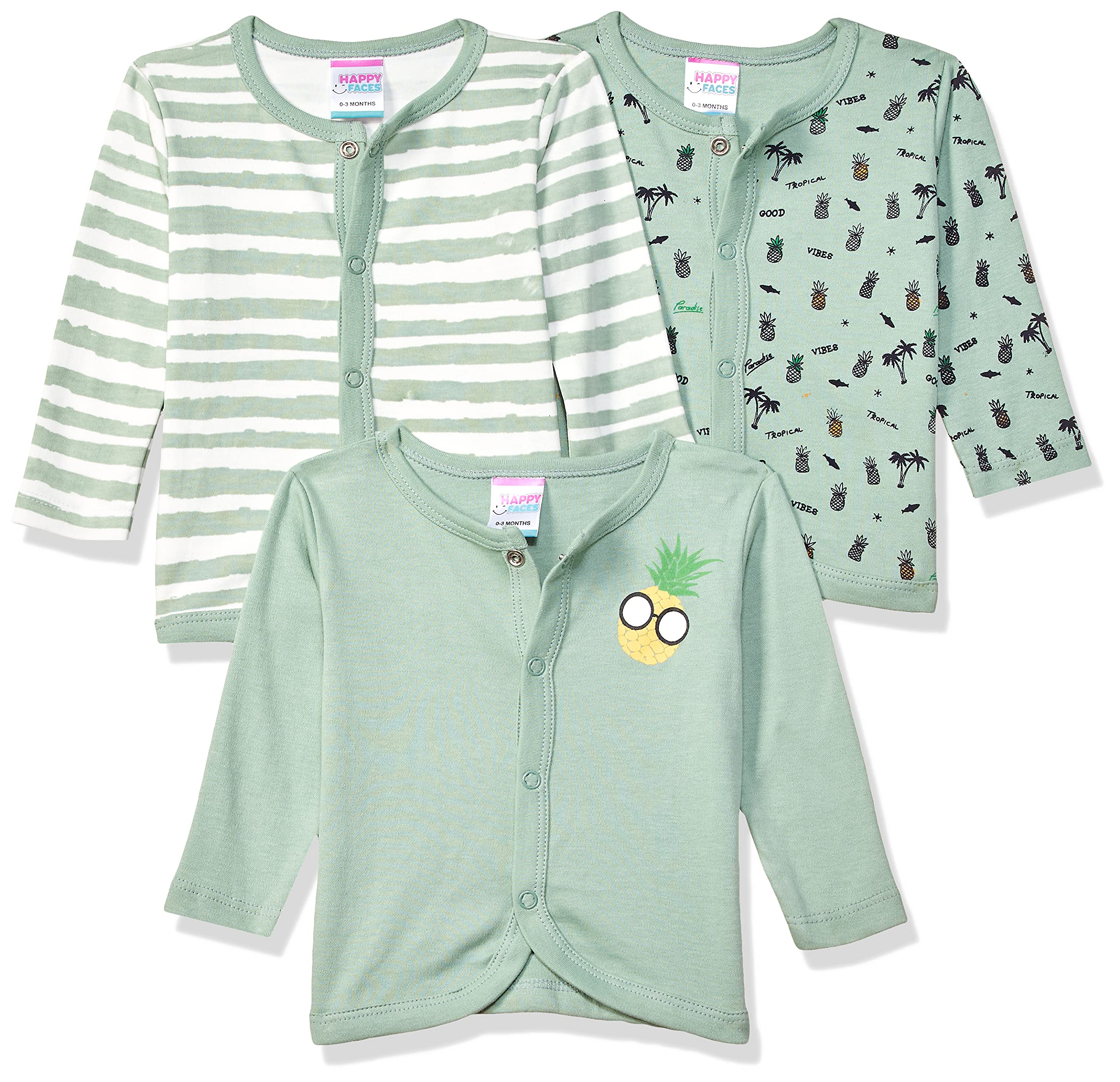 Mom's Love Unisex Regular Baby and Toddler T-Shirt Set (Pack of 3)