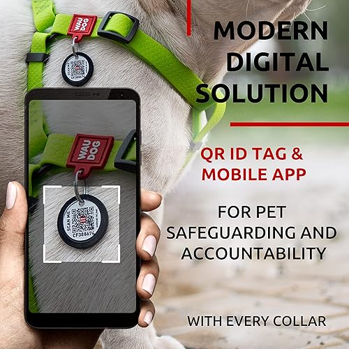 Miniatura 6 de WAUDOG Arnés impermeable para perro, arnés ajustable para perros grandes, pequeños y medianos, arnés resistente con cierre de metal duradero y