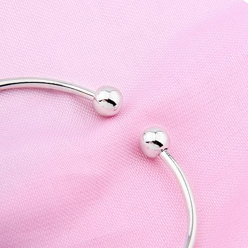 Miniatura 4 de SEIRAA - Pulsera para niña de flores con nudo de amor, joyería de boda, regalo para Flowergirl