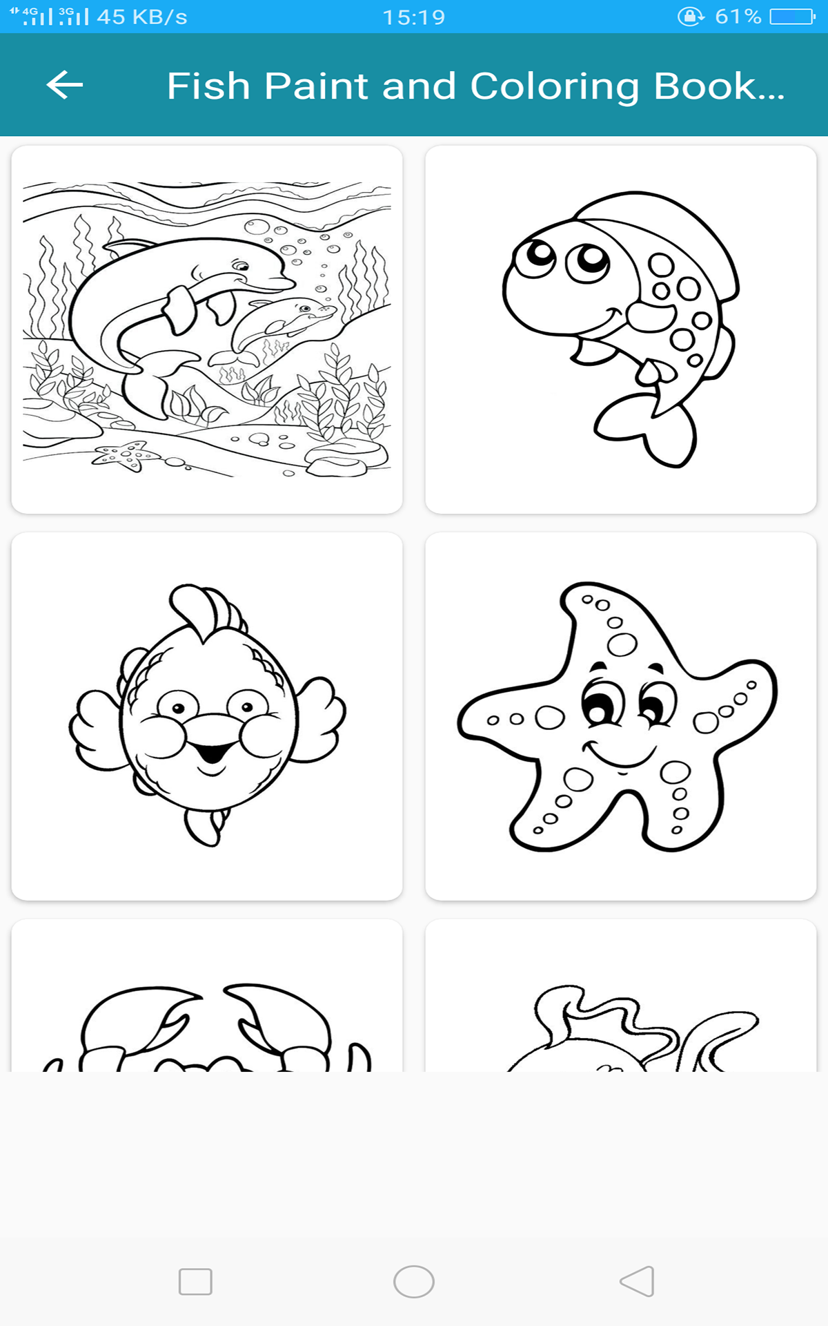 Fish Paint and Coloring Book Game - App on the Amazon Appstore