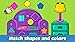 Shapes and colors - learning games