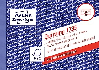 AVERY Zweckform 1735 Quittungsblock