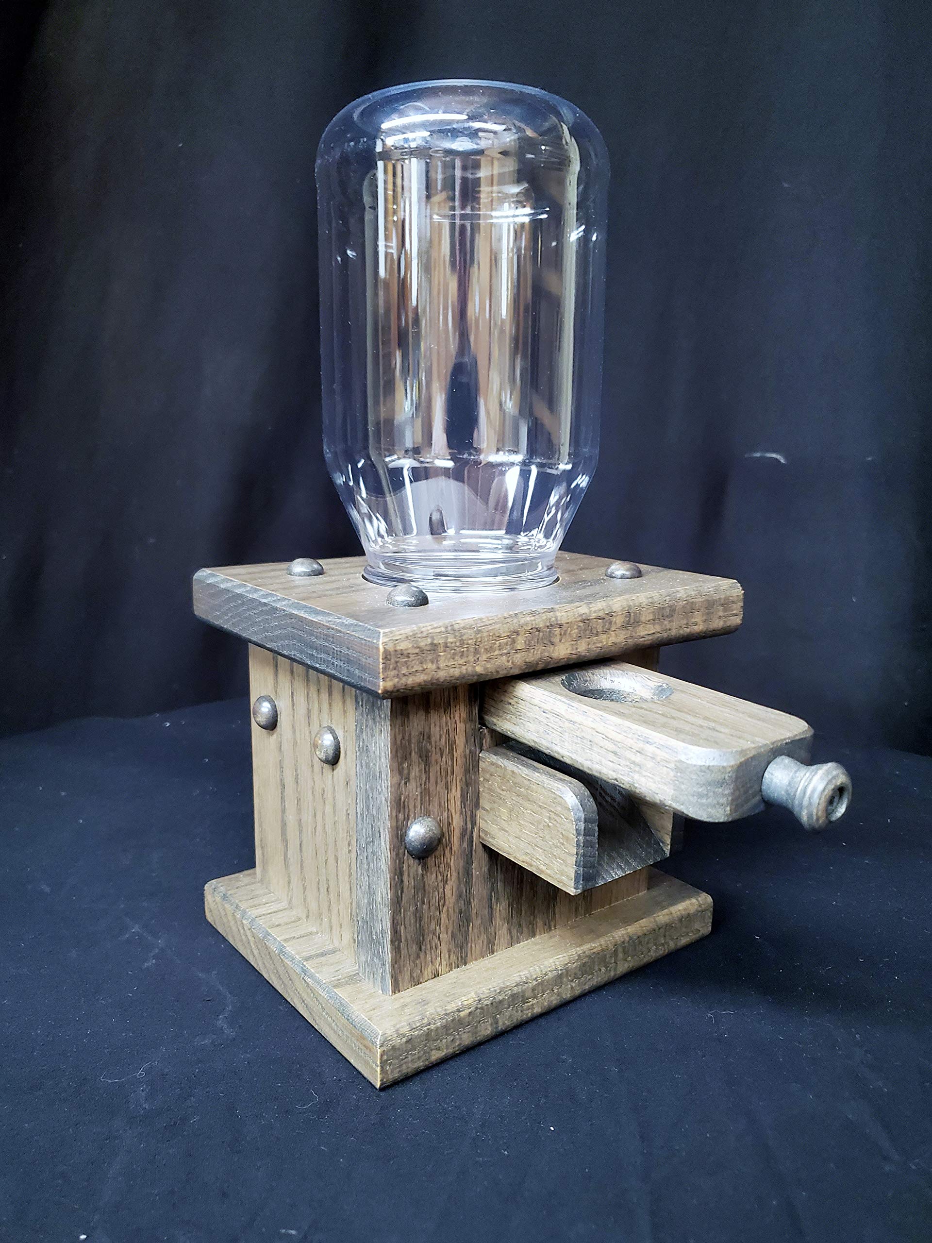 Candy Dispenser Gum Ball Machine Bubble Gum Solid Oak Amish Antique Slate Stain