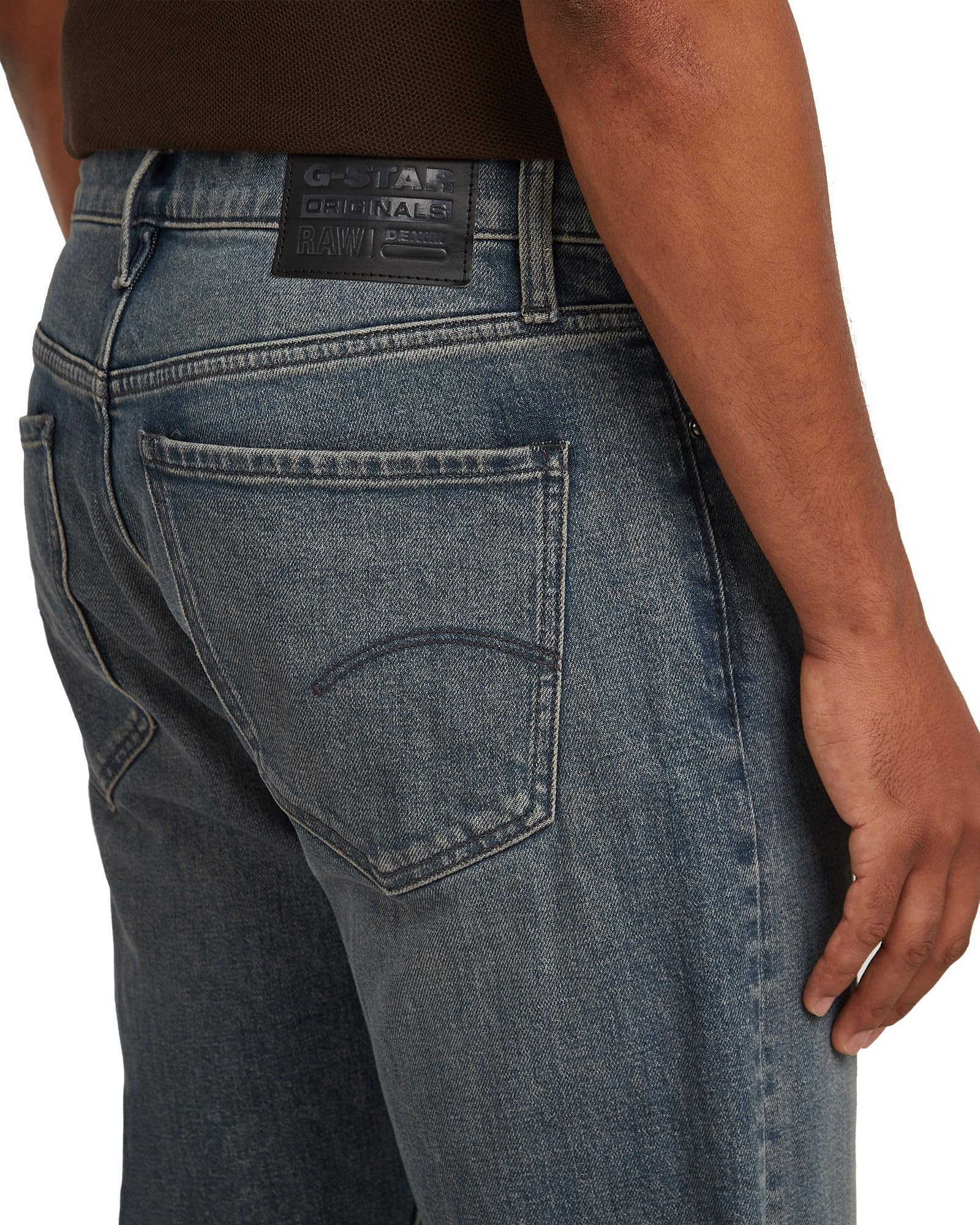 G-Star Herren Mosa Straight Jeans – Bild 5