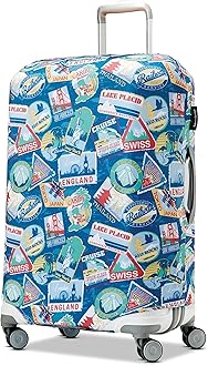 Samsonite Unisex Printed Luggage Cover, City Print, XL, Printed Luggage Cover