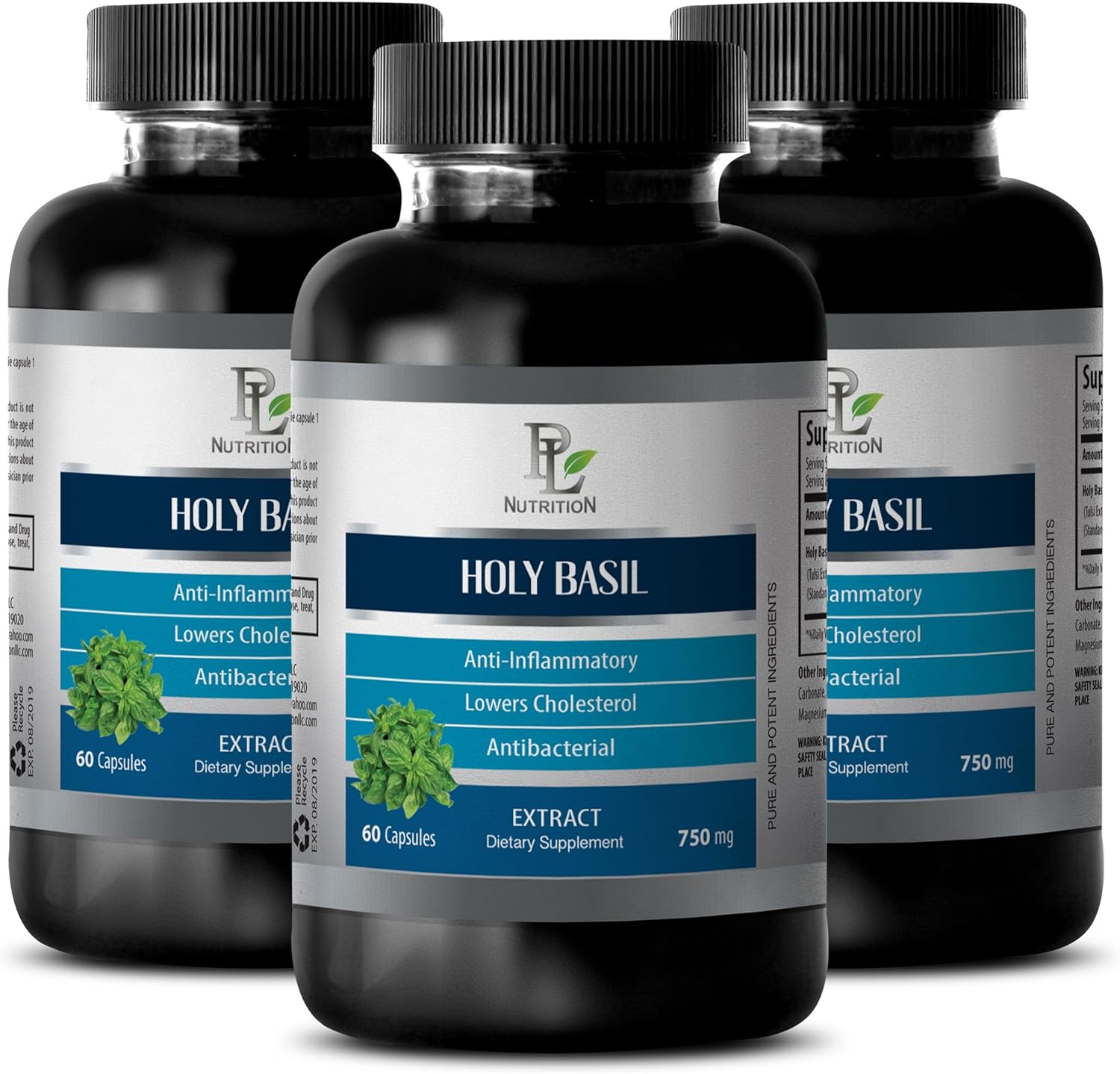 Immune Support Formula HOLY Basil Extract (Dietary Supplement) Basil Pills 3