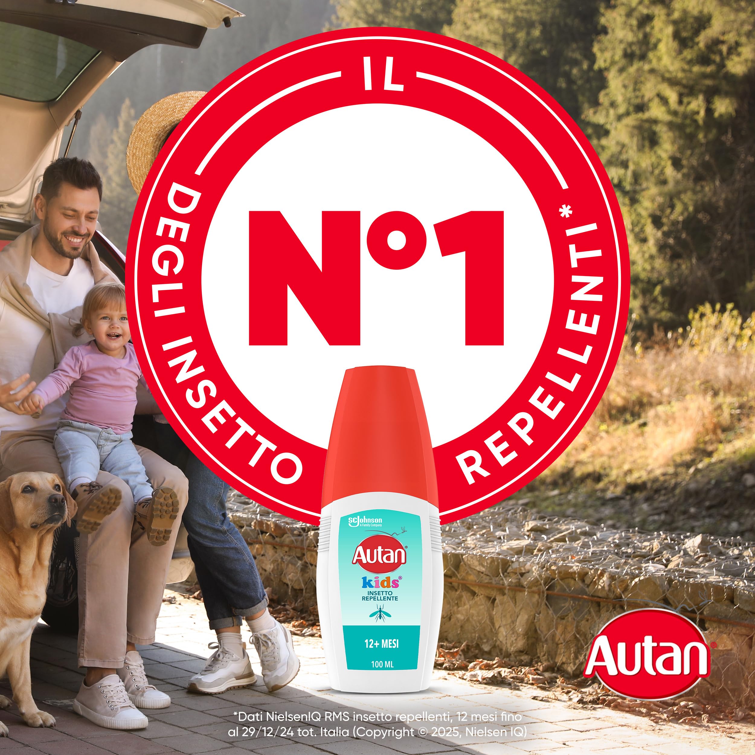 Autan Kids Vapo Spray Antizanzare Repellente Zanzare 100ml Protezione 8 ore Bambini 12 mesi