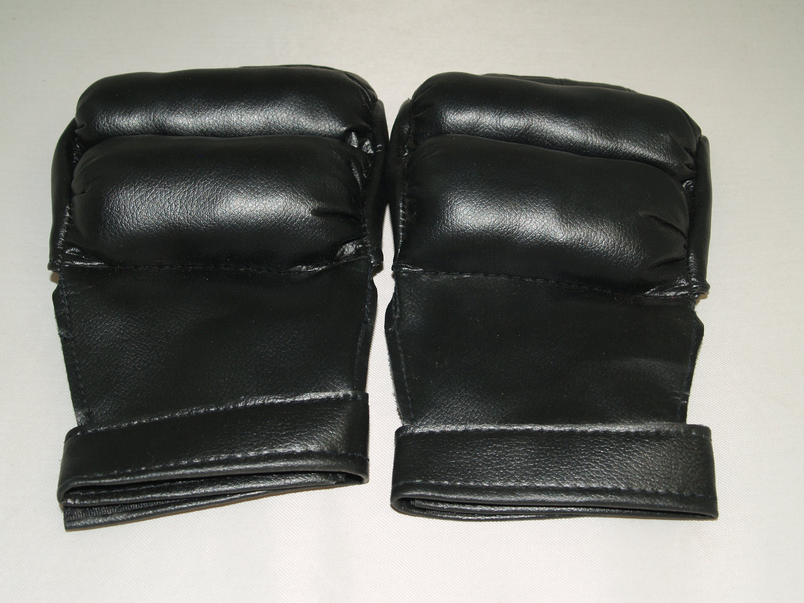 Tripact Inc Fingerless Mixed Martial Arts Grappling Gloves - Black