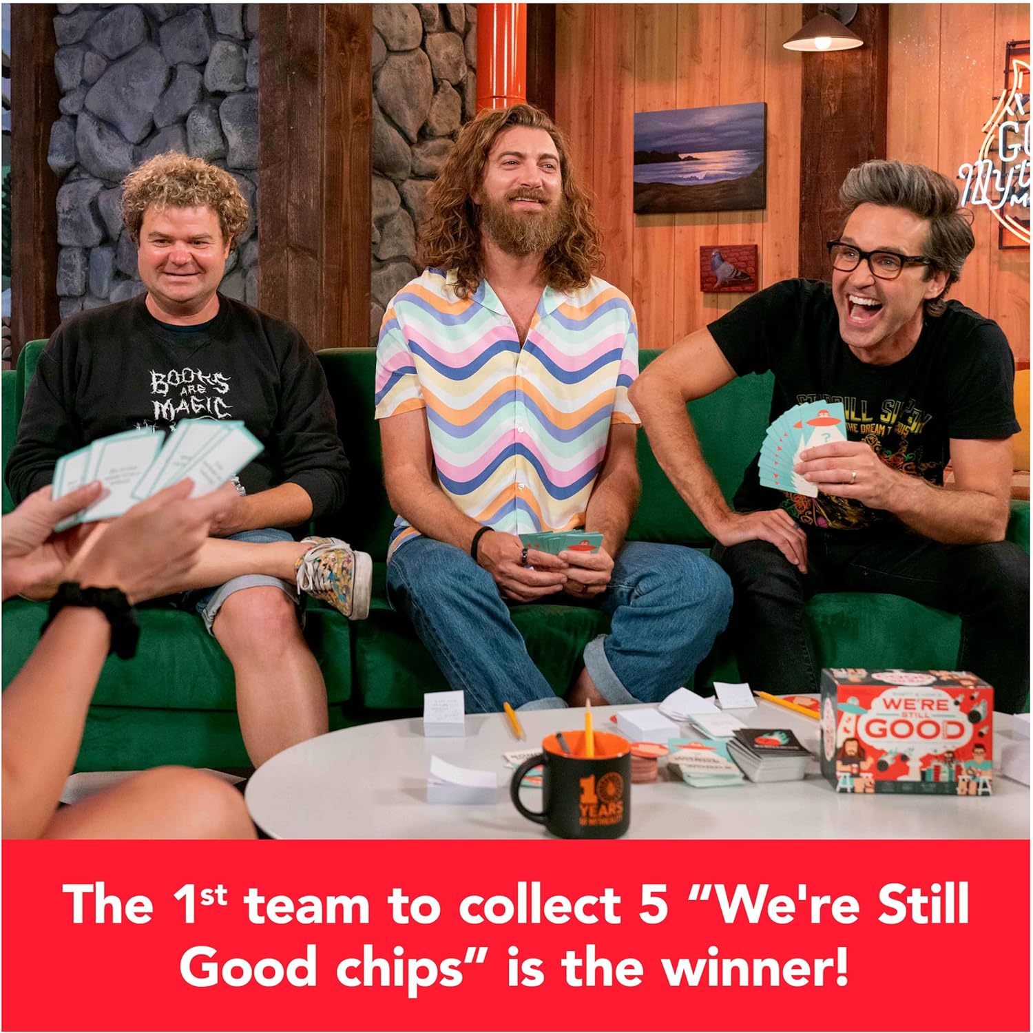 Spin Master Games, Rhett & Link We’re Still Good Party Game, for Fans of the Comedy YouTube Show Good Mythical Morning, Hilarious & Memeable Play, 4-12 Players, Ages 16 & Up