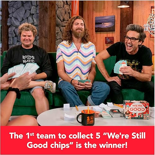 Miniatura 5 de Spin Master Games, Rhett & Link We're Still Good Party Game, para fanáticos de la comedia en YouTube Show Good Mythical Morning, Juego divertido y