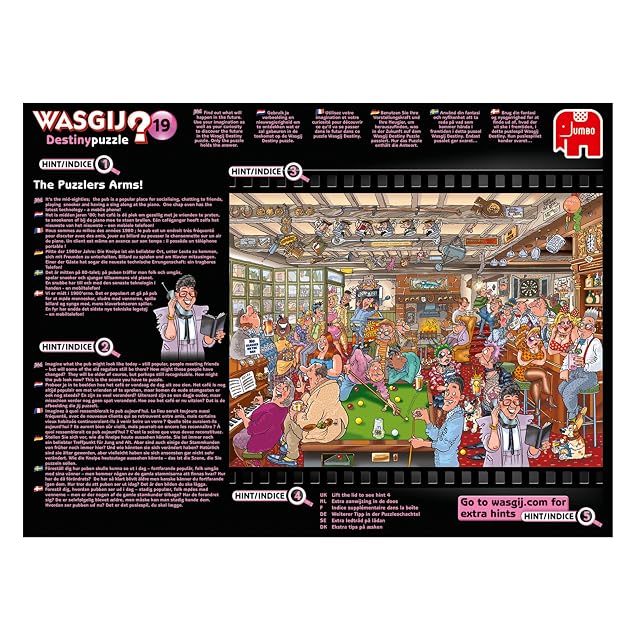 Foto 2 de 5 de Jumbo, Wasgij, Destiny 19 - Los Puzzlers Arms!, Rompecabezas para Adultos, 1000 Piezas