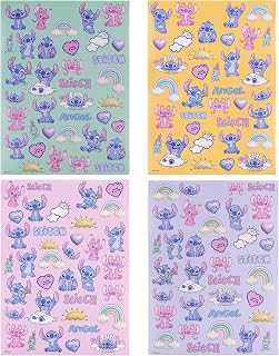 Disney LILO STITCH pegatinas para niños, cuadernillo de stickers, colores, grande SET, 500 piezas (Lilo Stitch)