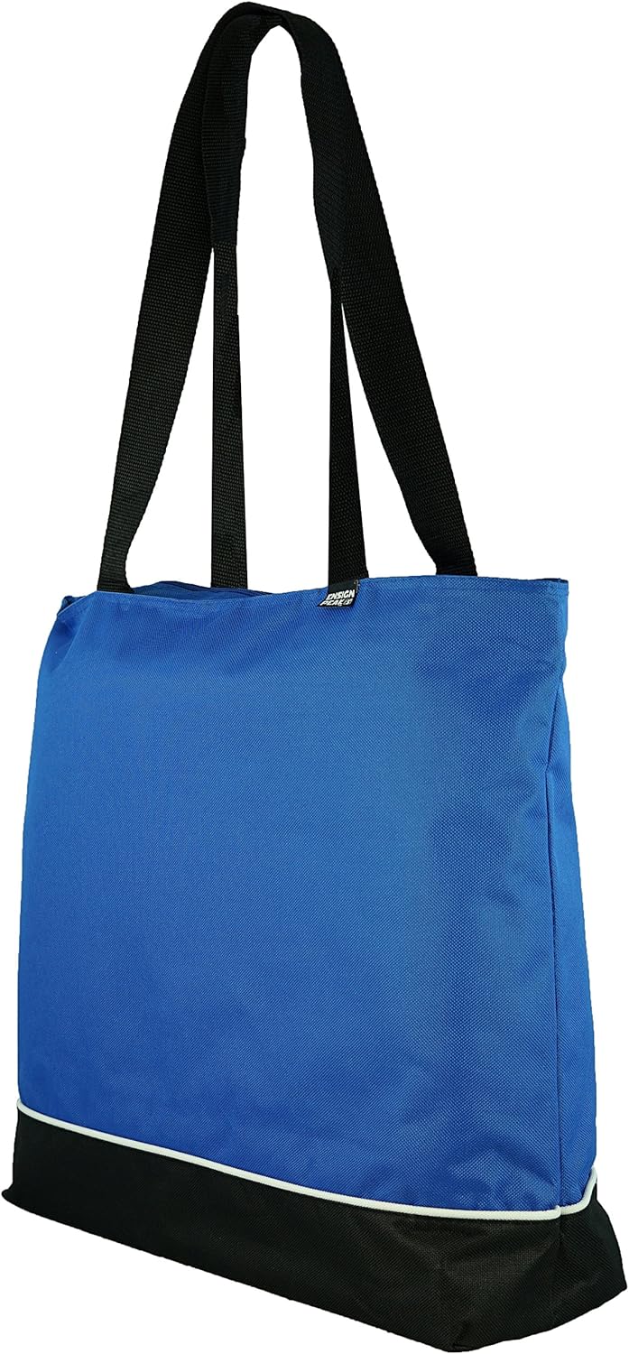 Shoulder Tote Bag with Zipper - Image 2