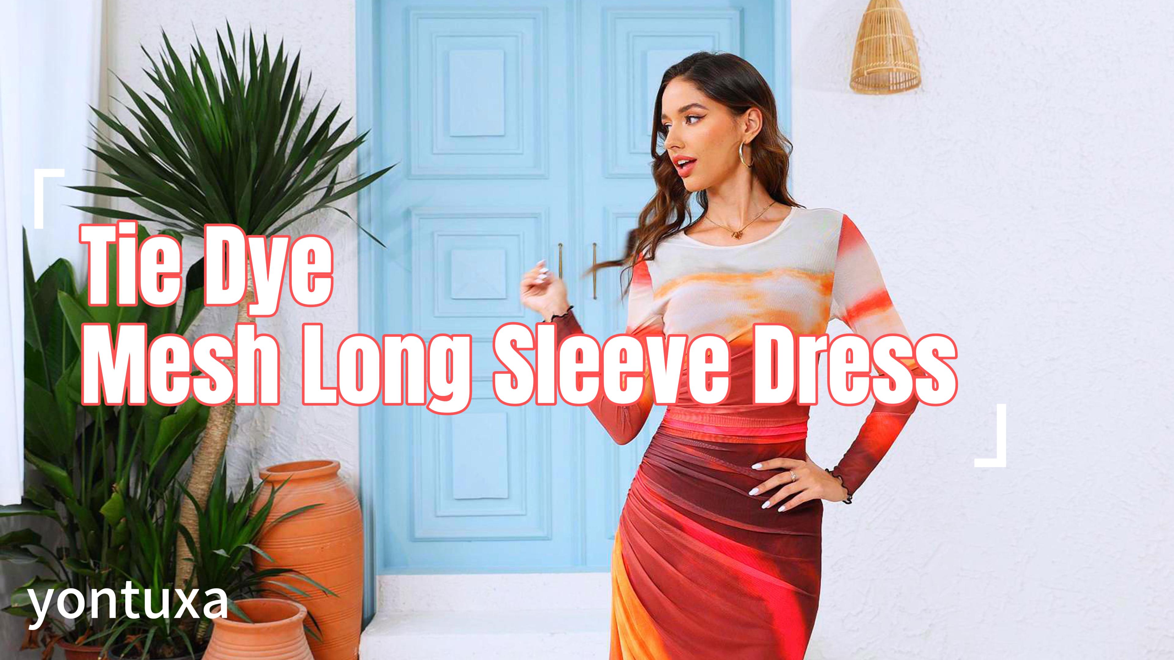 sachin and babi light blue dress Women Chiffon Dress Sheer Mesh Ruffle Peter Pan Collar Sailor Cute Preppy main image 0