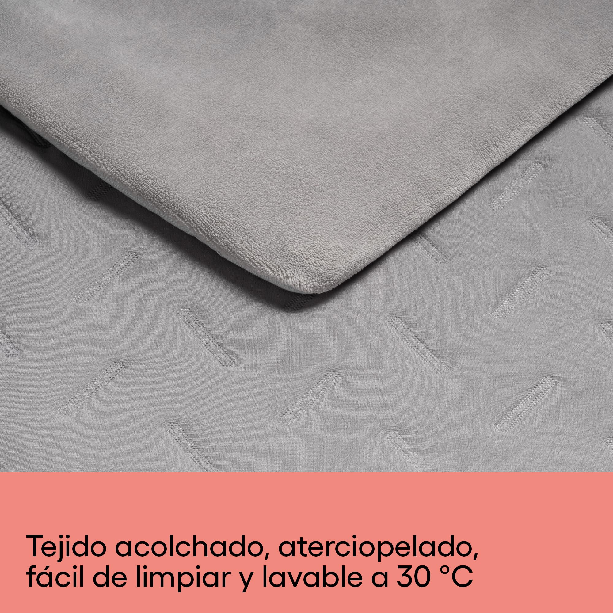 Daga CaldoPlaid Adapto Camping, Manta Eléctrica ideal para autocaravana, caravana, tienda de campaña, 160x120 cm, Bajo consumo, Tecnología Adapto, Segura, Calentamiento rápido, 6 Temperaturas, Lavable