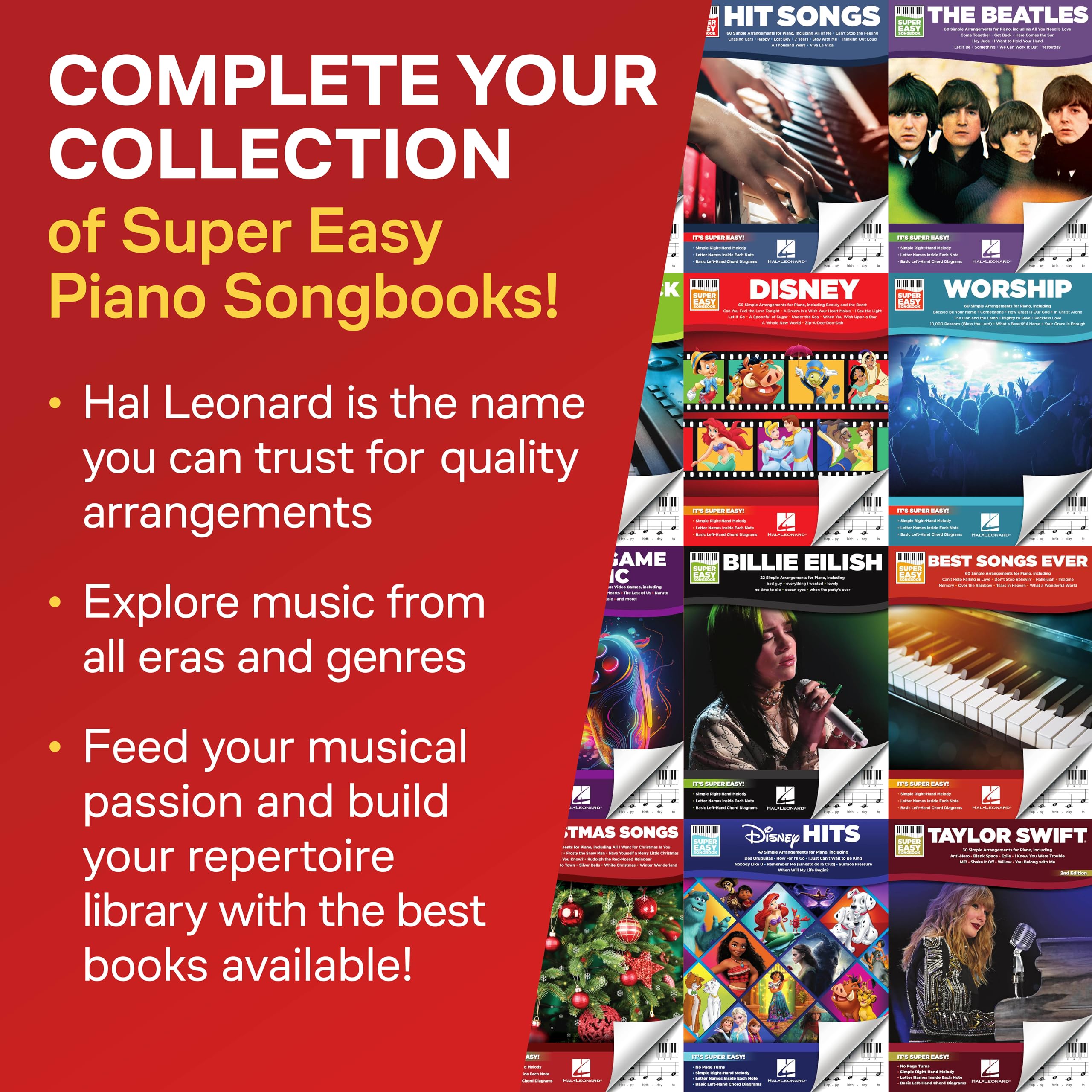 Bruno Mars - Super Easy Songbook per Pianoforte | 15 Successi di Bruno Mars in Arrangiamenti Facili per Principianti | Note con Nomi delle Lettere e Diagrammi di Accordi | Raccolta per Piano Solo